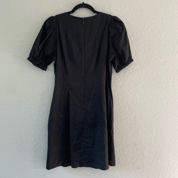 J. Crew Stretch Linen Viscose Blend Button-Front mini dress Size XS - Picture 5 of 7